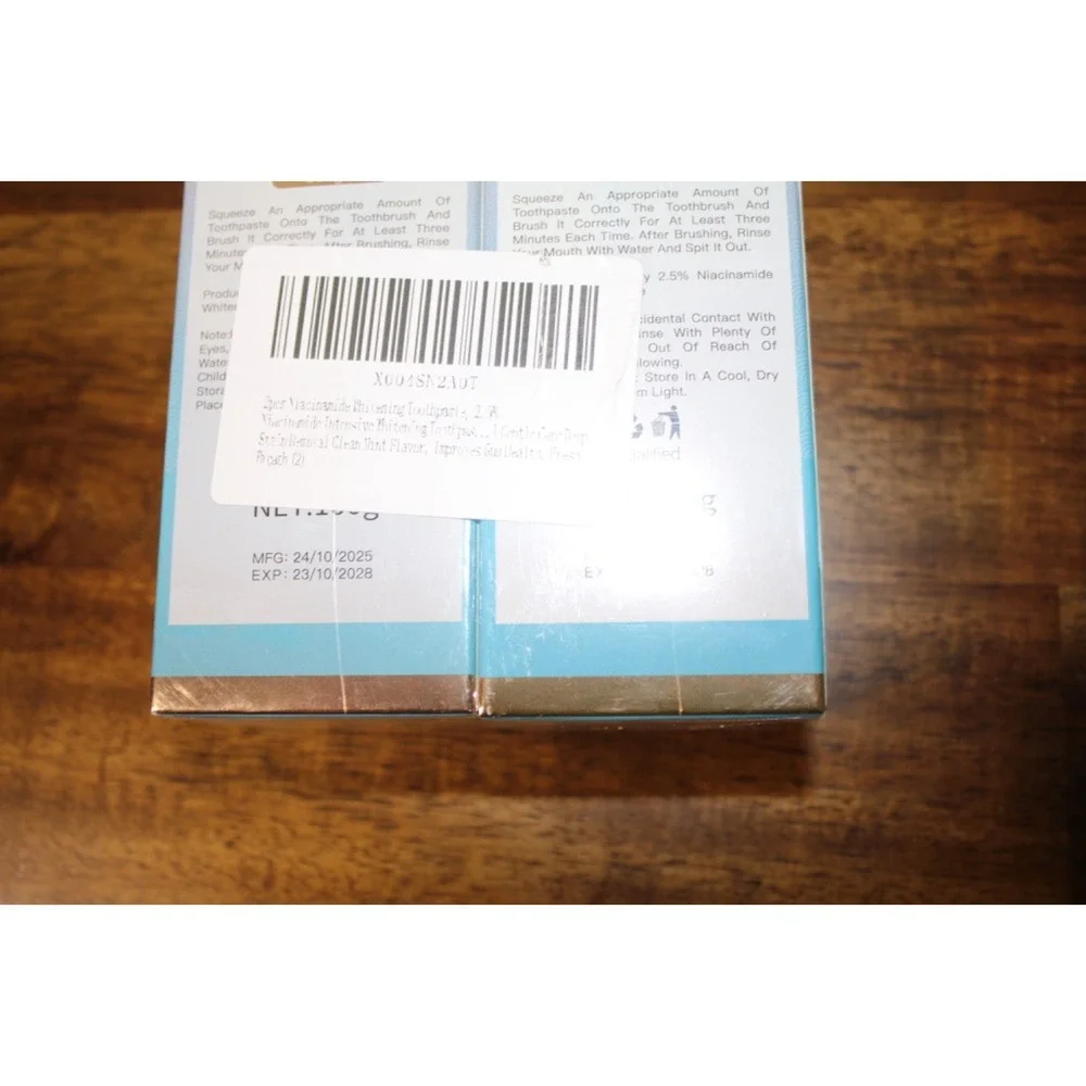 TiToty Niacinamide Whitening Toothpaste 2 pack